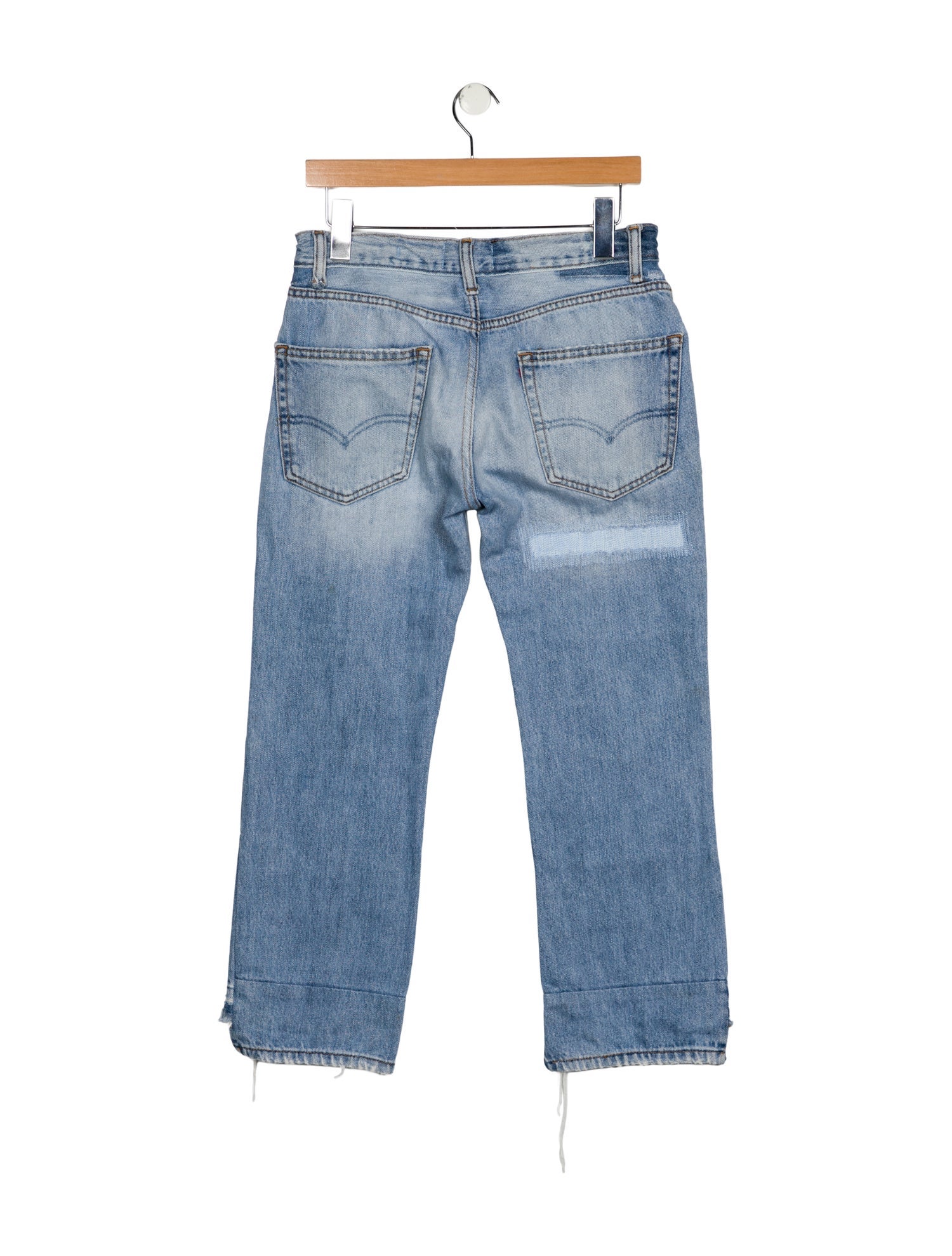 Nili Lotan Mid-Rise Straight Leg Jeans