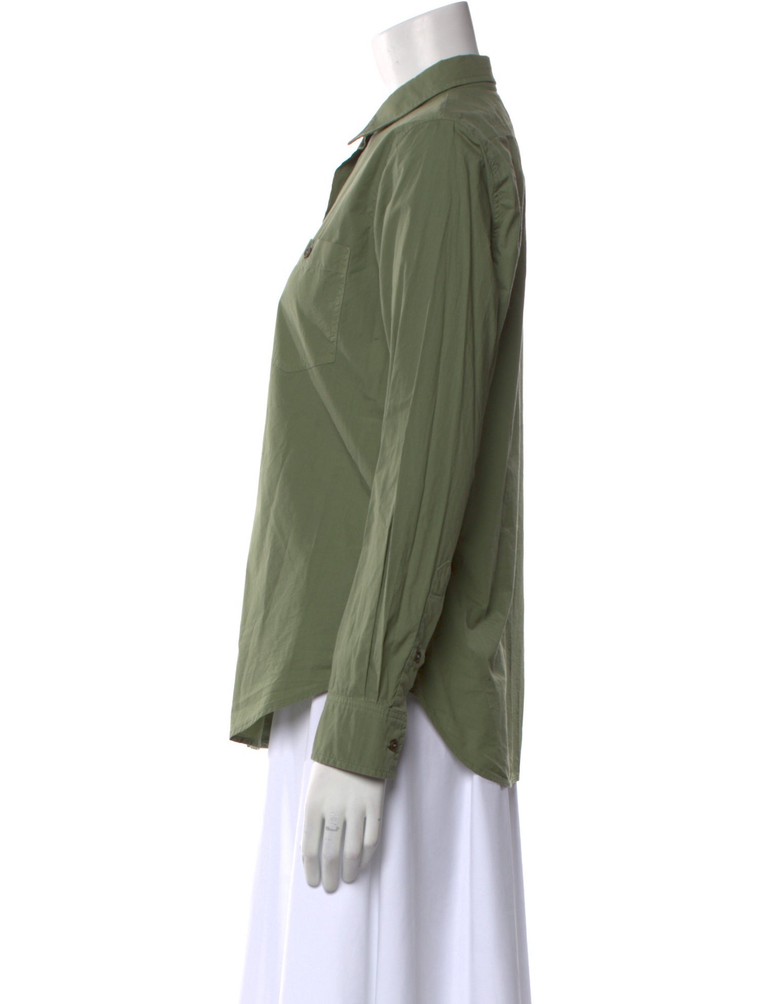 Nili Lotan Long Sleeve Button-Up Top w/ Tags