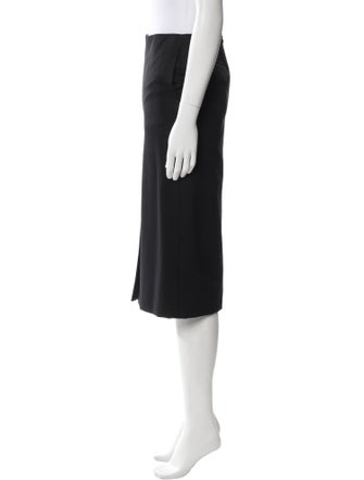 Nili Lotan Silk Midi Length Skirt