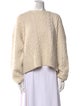Nili Lotan Cable Knit Bateau Neckline Sweater