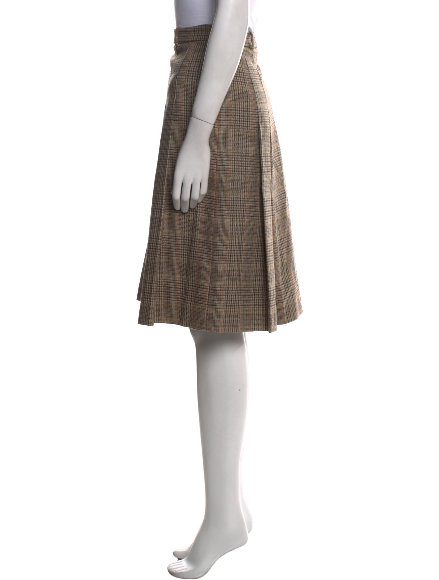 Nili Lotan Virgin Wool Knee-Length Skirt