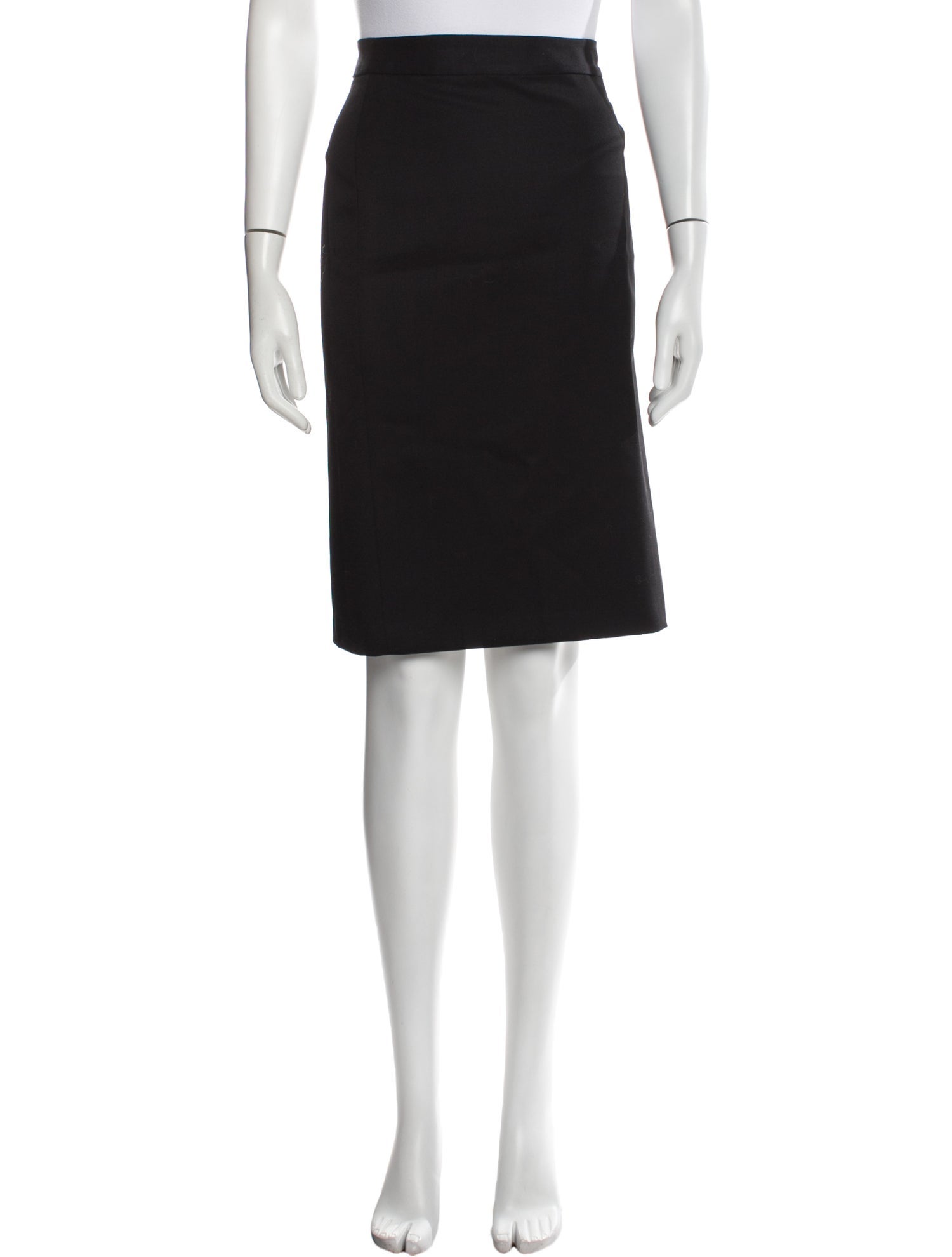Nili Lotan Virgin Wool Knee-Length Skirt