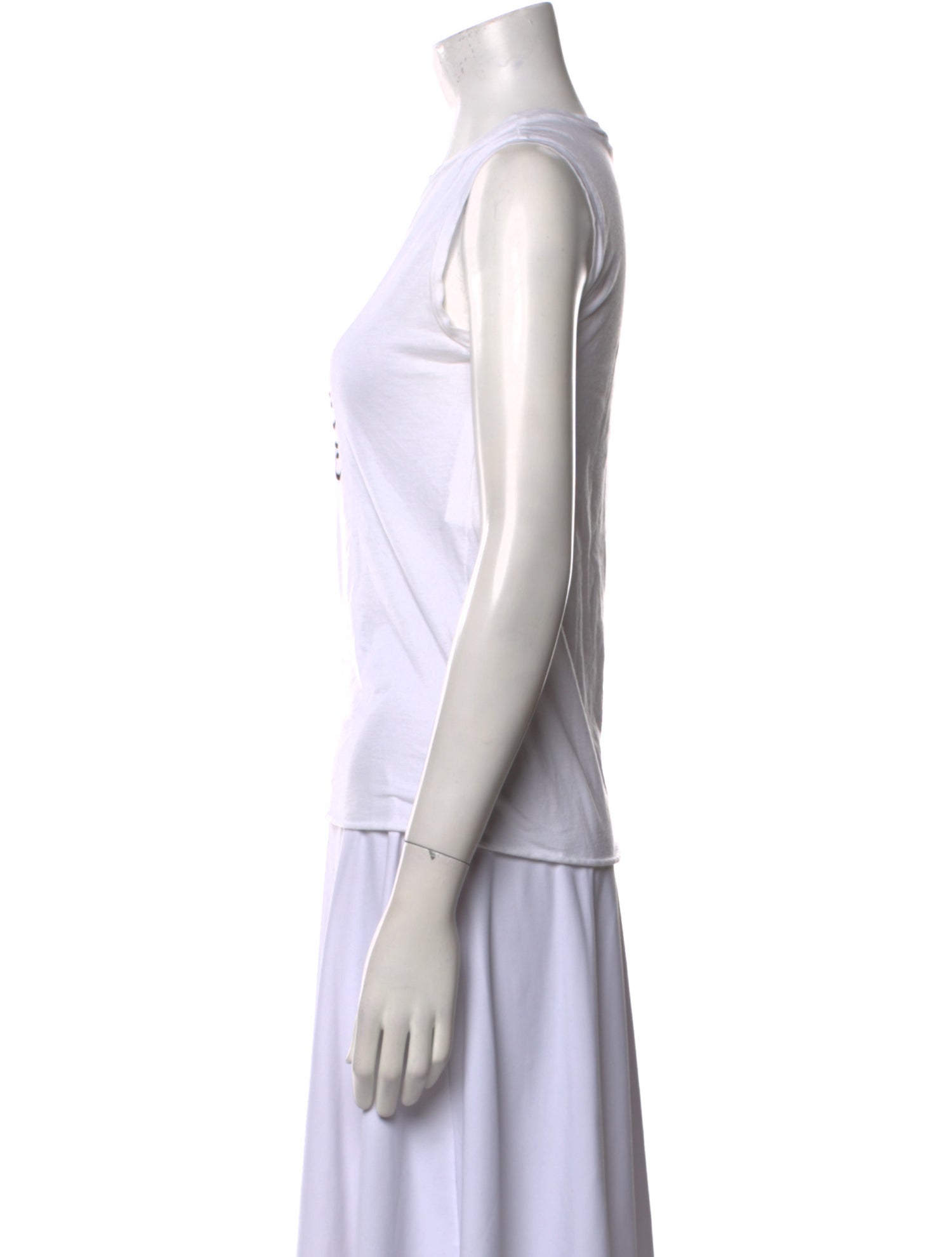 Nili Lotan Graphic Print Crew Neck Top