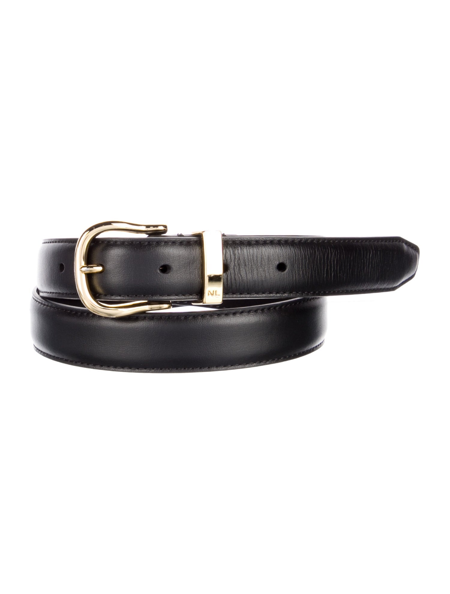 Nili Lotan Skinny Leather Belt