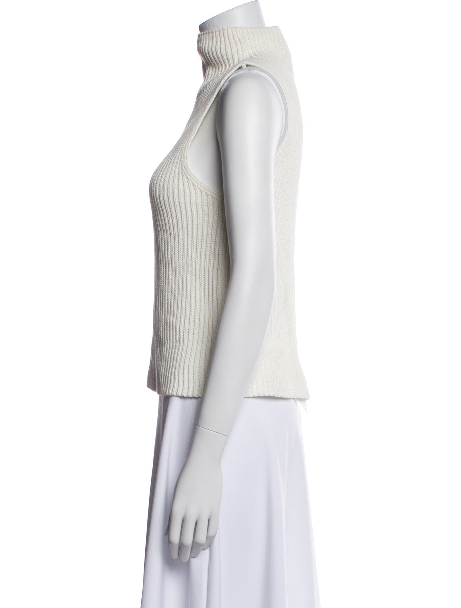Nili Lotan Turtleneck Sleeveless Top