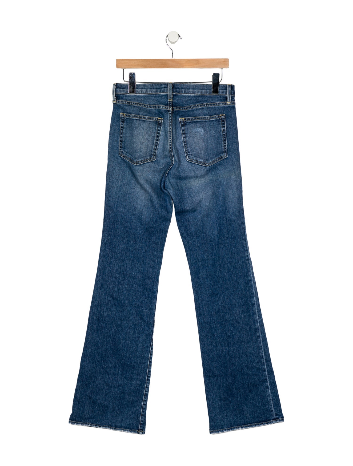 Nili Lotan Mid-Rise Wide Leg Jeans