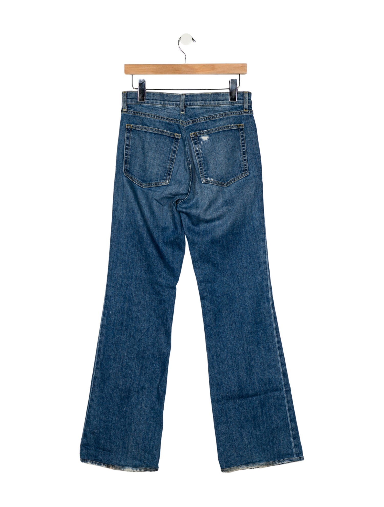 Nili Lotan Mid-Rise Wide Leg Jeans