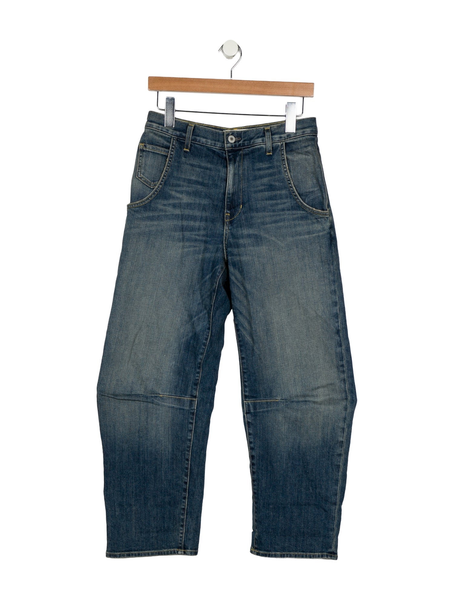 Nili Lotan Mid-Rise Wide Leg Jeans