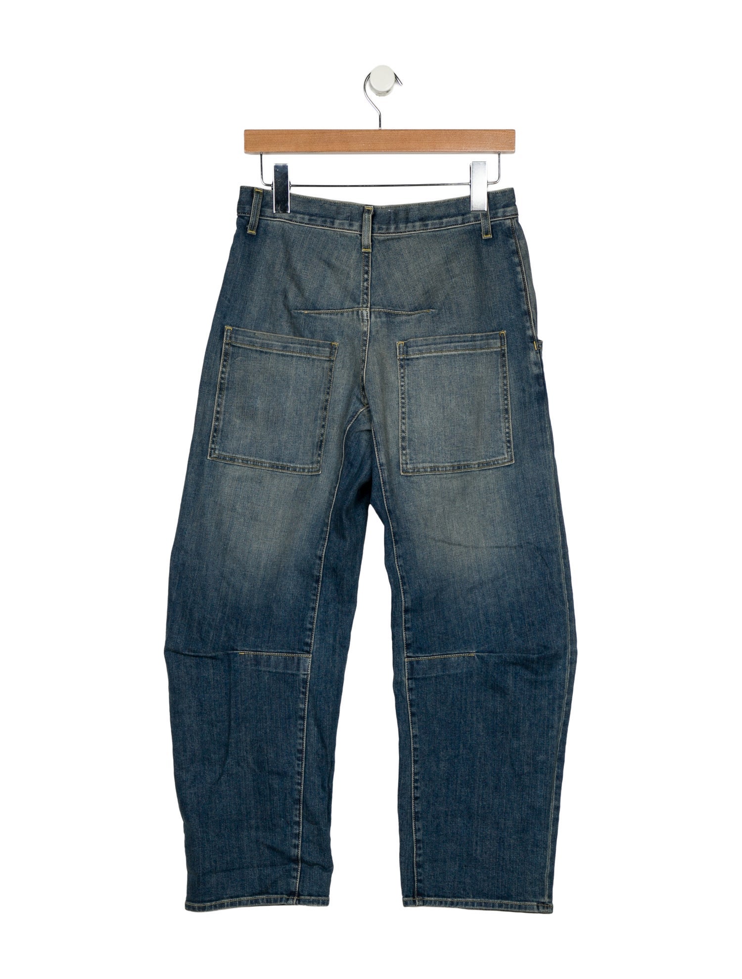 Nili Lotan Mid-Rise Wide Leg Jeans