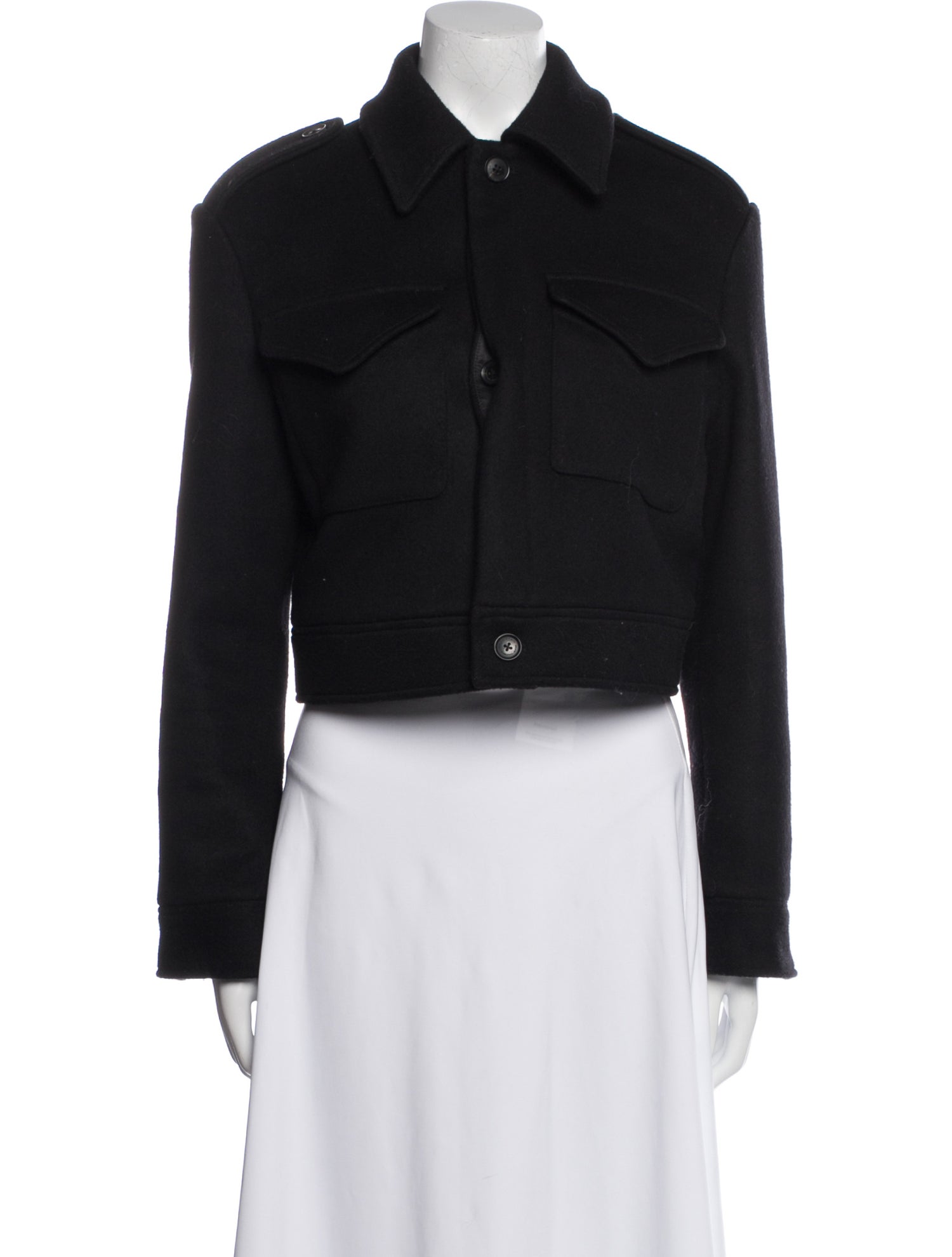 Nili Lotan Virgin Wool Denim Jacket