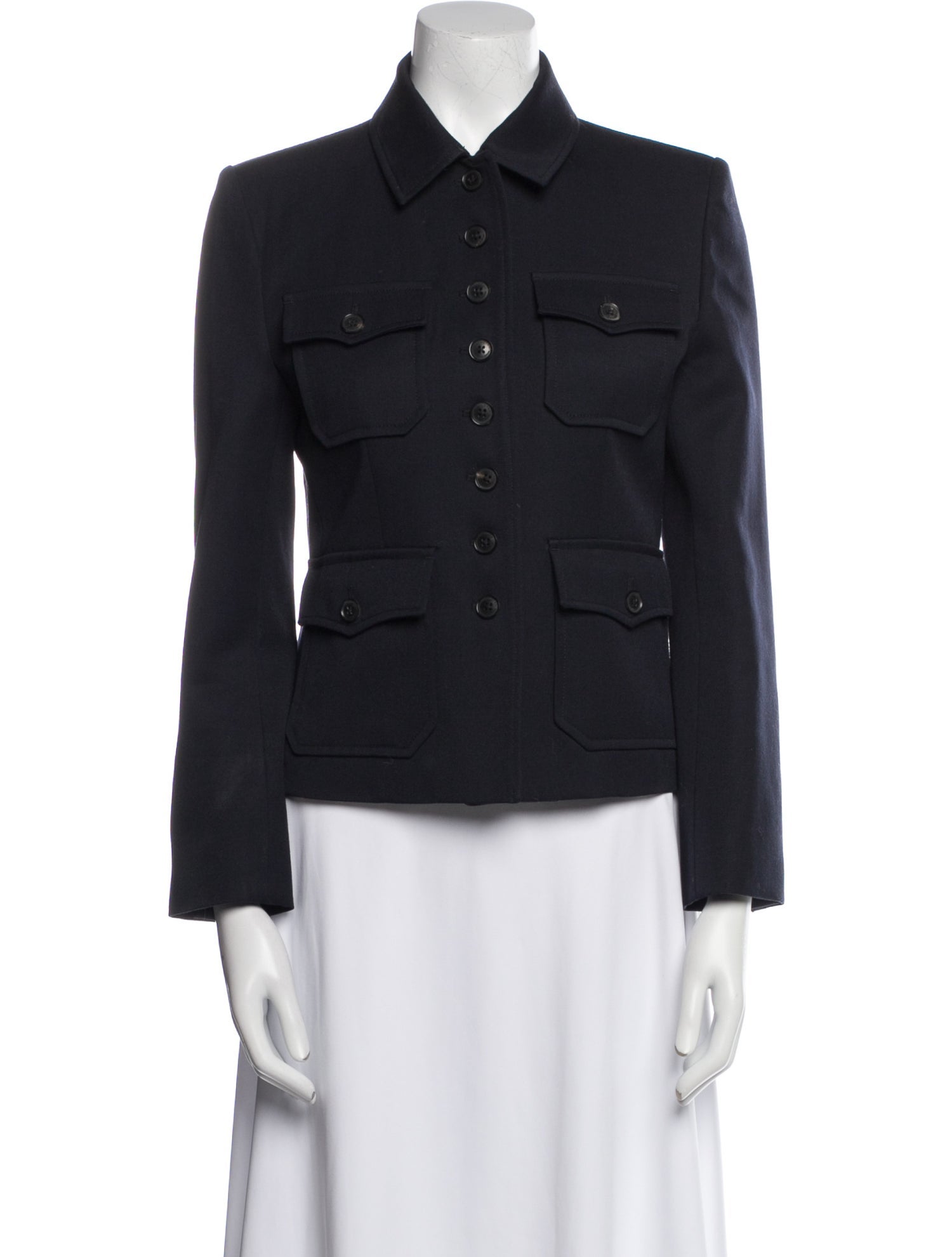 Nili Lotan Virgin Wool Utility Jacket