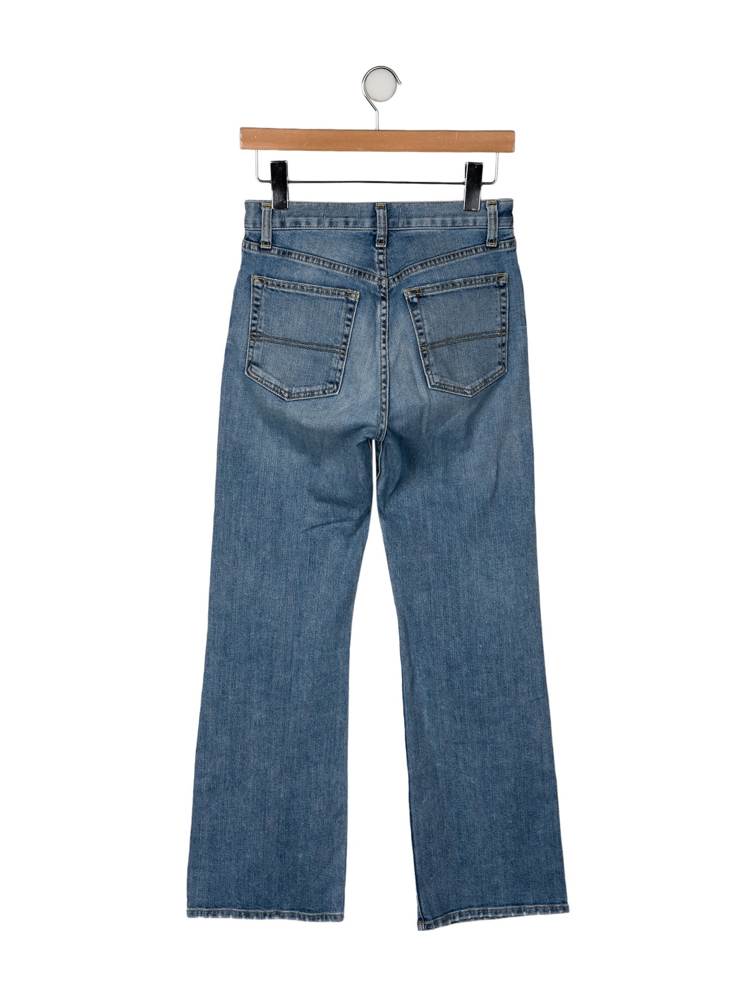 Nili Lotan Mid-Rise Wide Leg Jeans