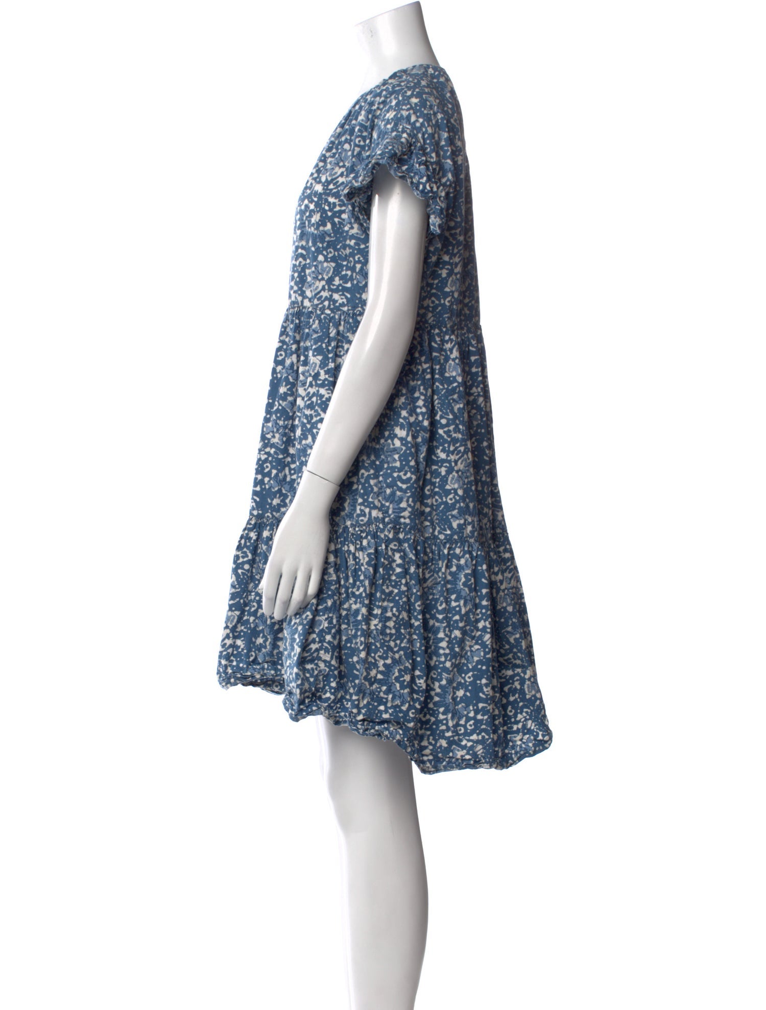 Nili Lotan Floral Print Knee-Length Dress