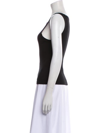 Nili Lotan Scoop Neck Sleeveless Top