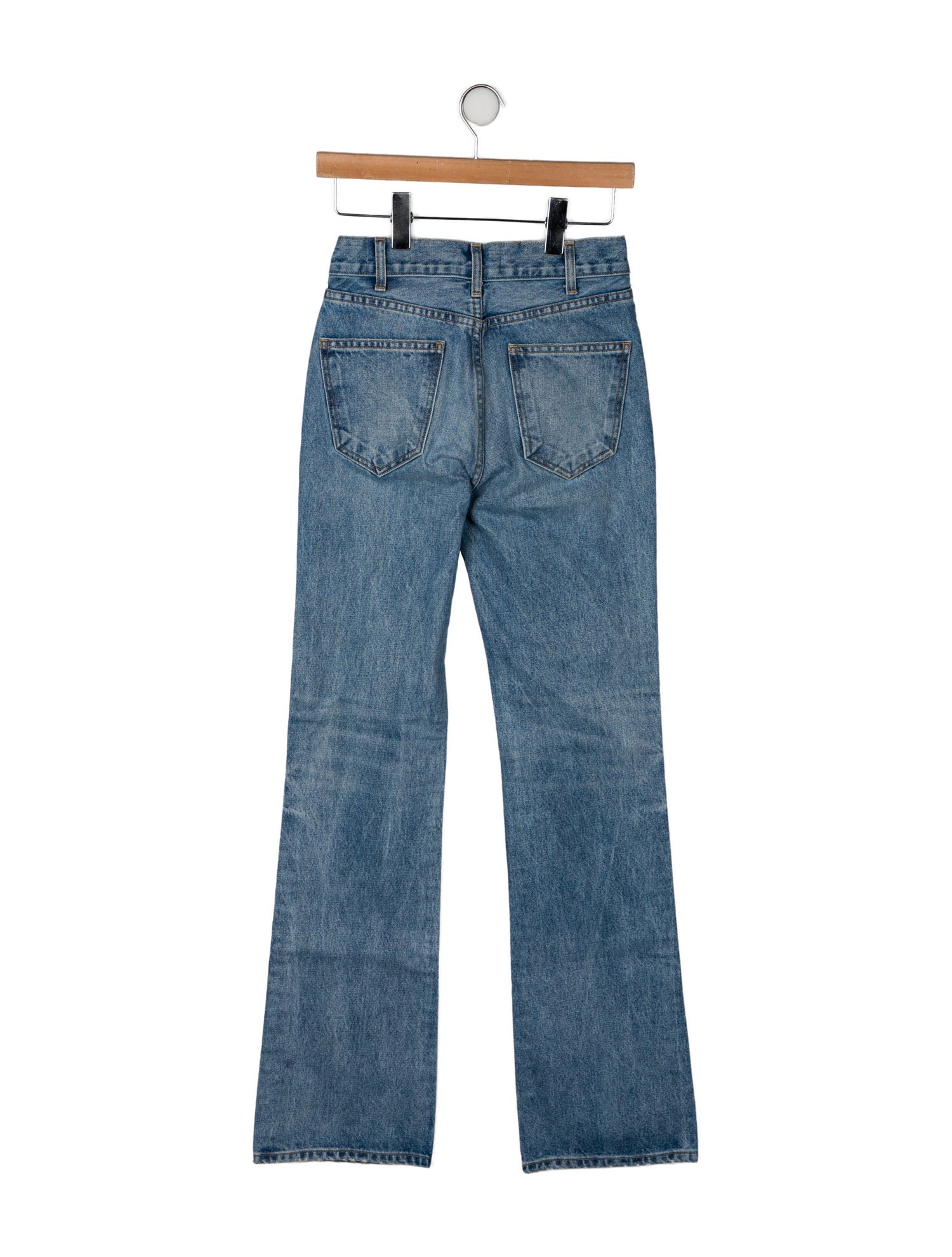 Nili Lotan Mid-Rise Wide Leg Jeans