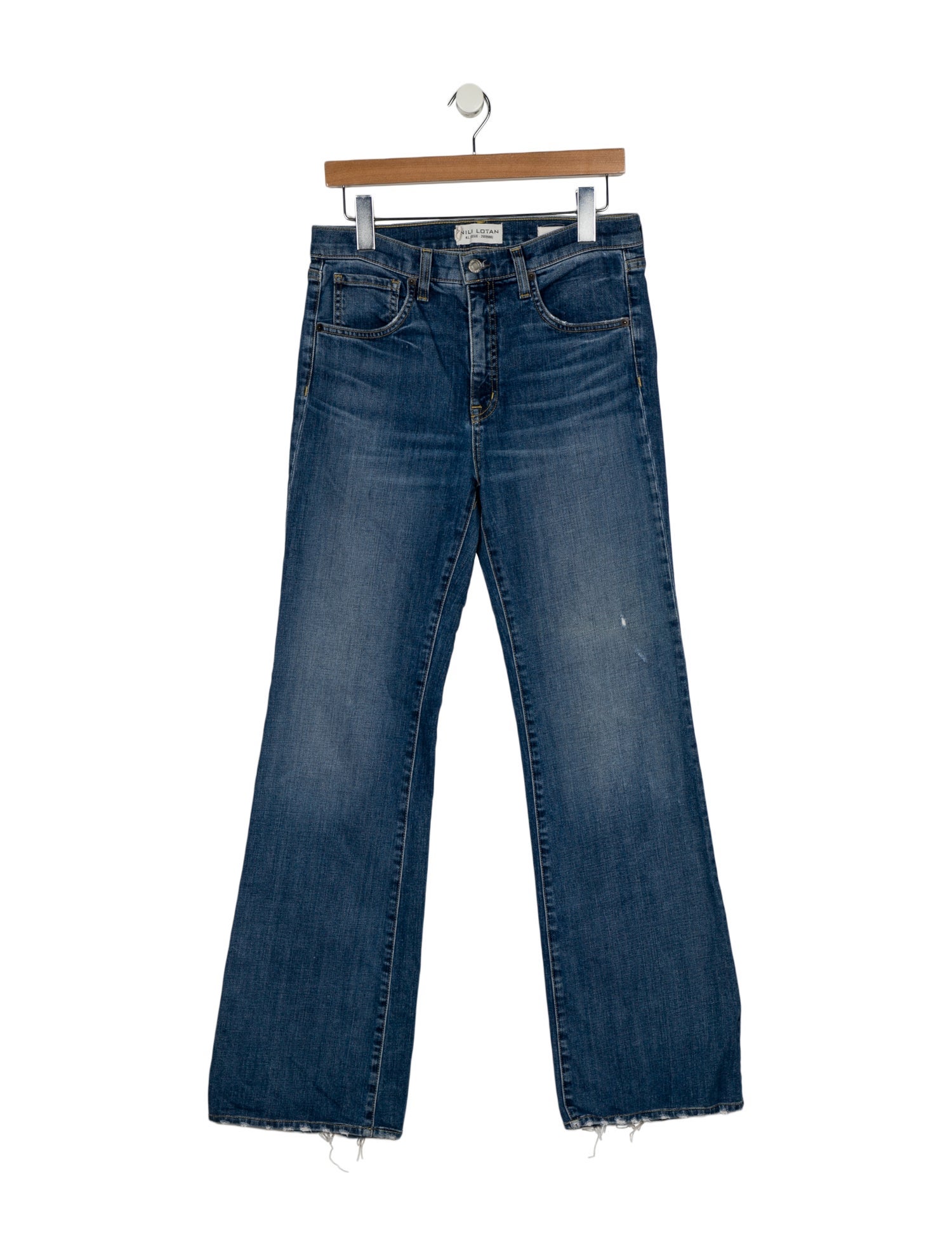 Nili Lotan High-Rise Wide Leg Jeans