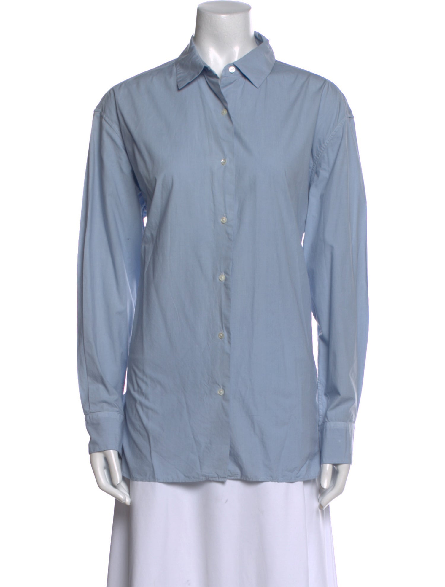 Nili Lotan Long Sleeve Button-Up Top