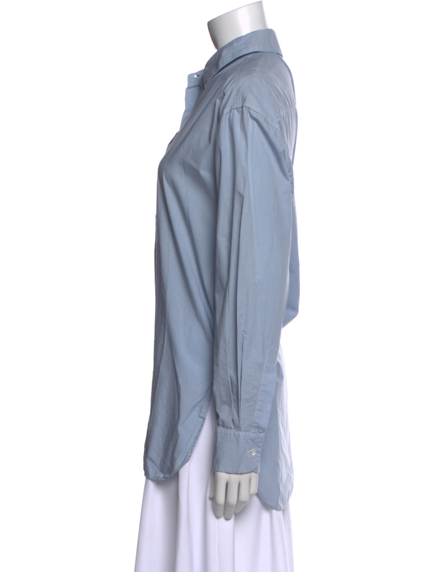 Nili Lotan Long Sleeve Button-Up Top