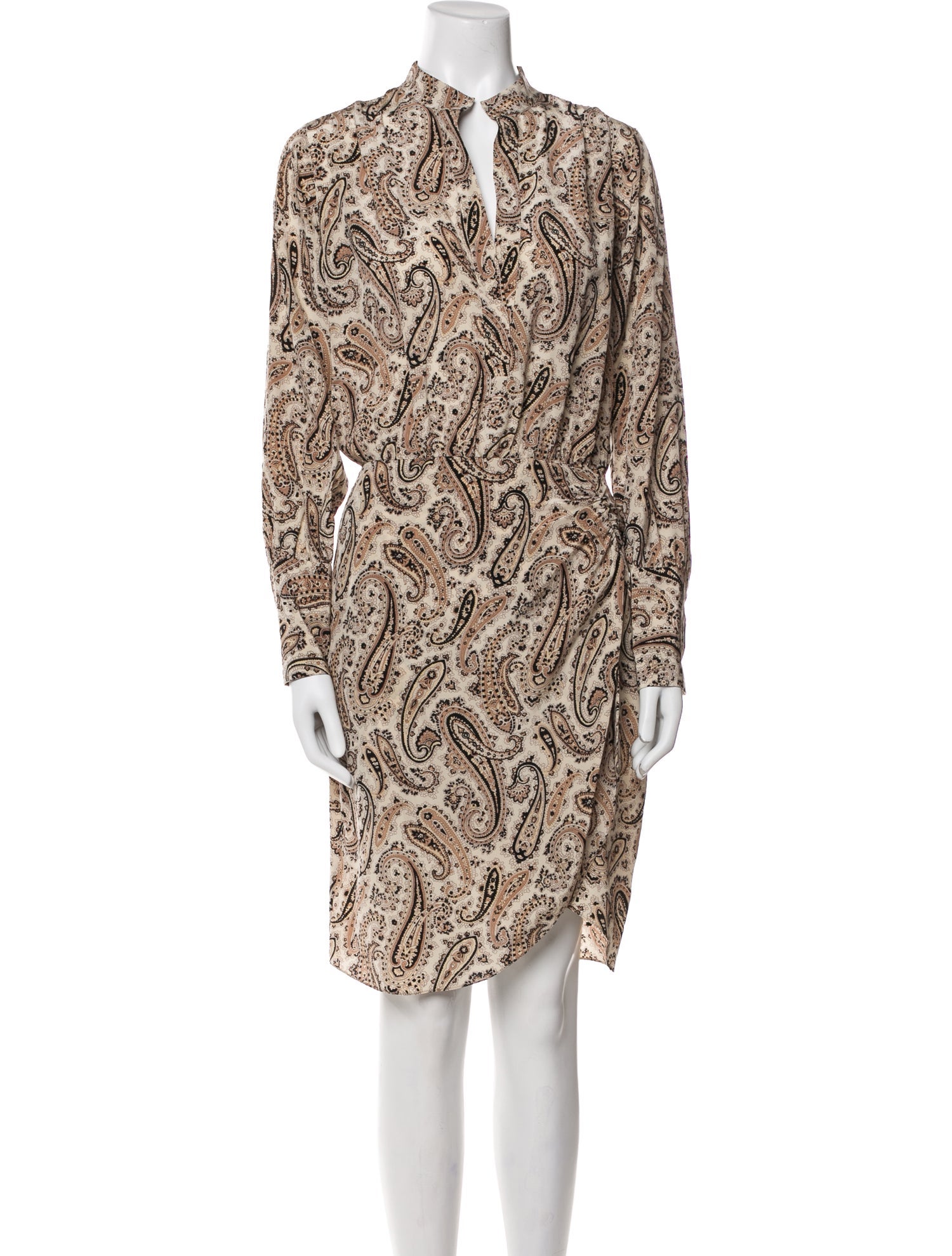 Nili Lotan Silk Knee-Length Dress