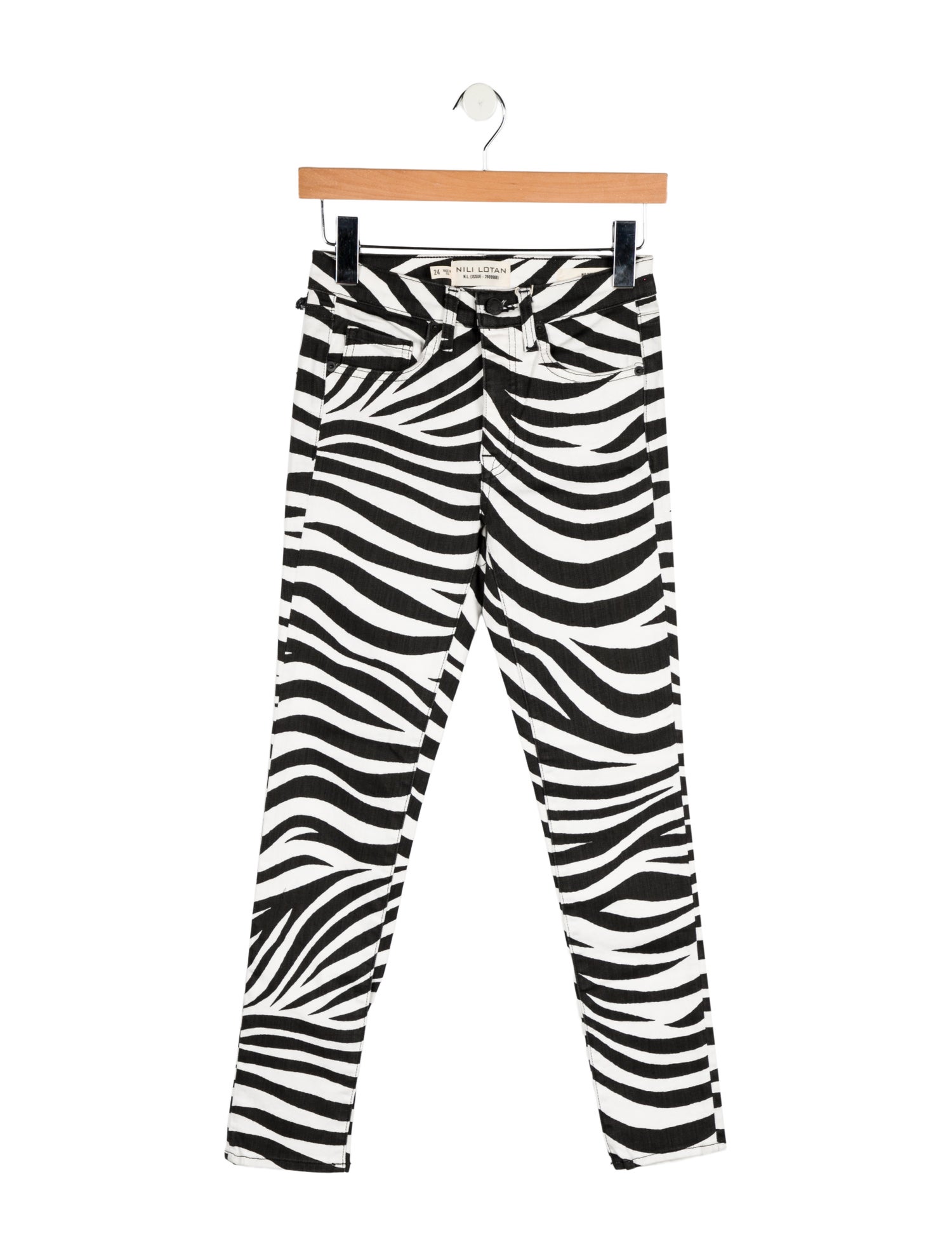 Nili Lotan Mid-Rise Skinny Leg Jeans