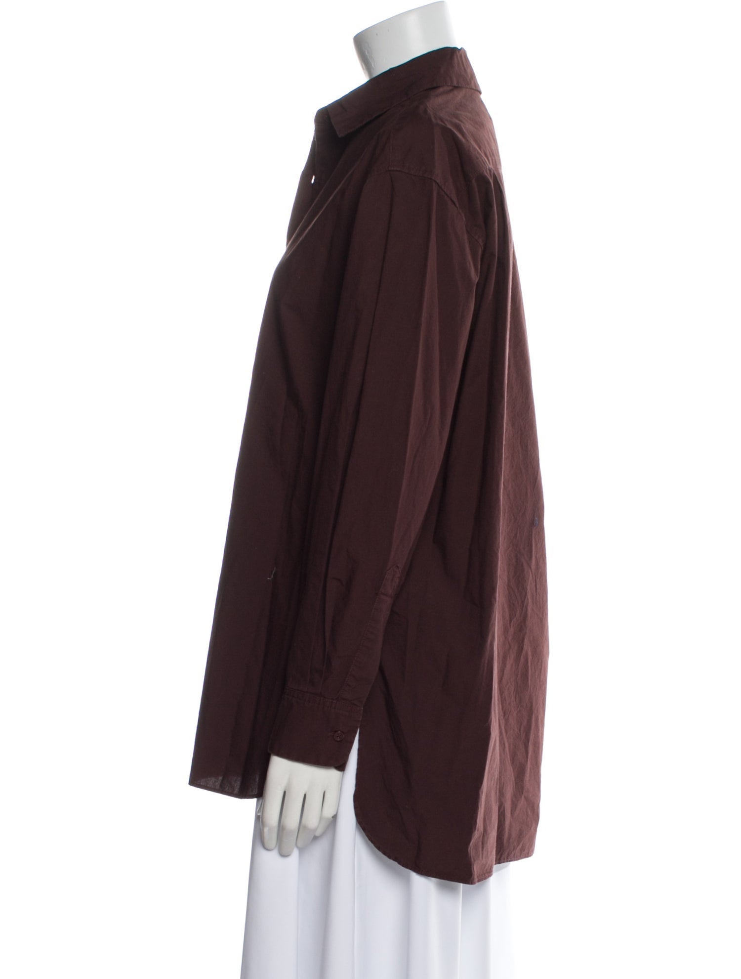 Nili Lotan Long Sleeve Button-Up Top