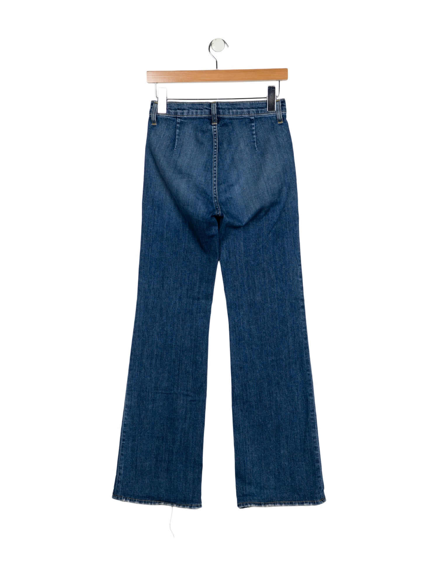 Nili Lotan Mid-Rise Wide Leg Jeans