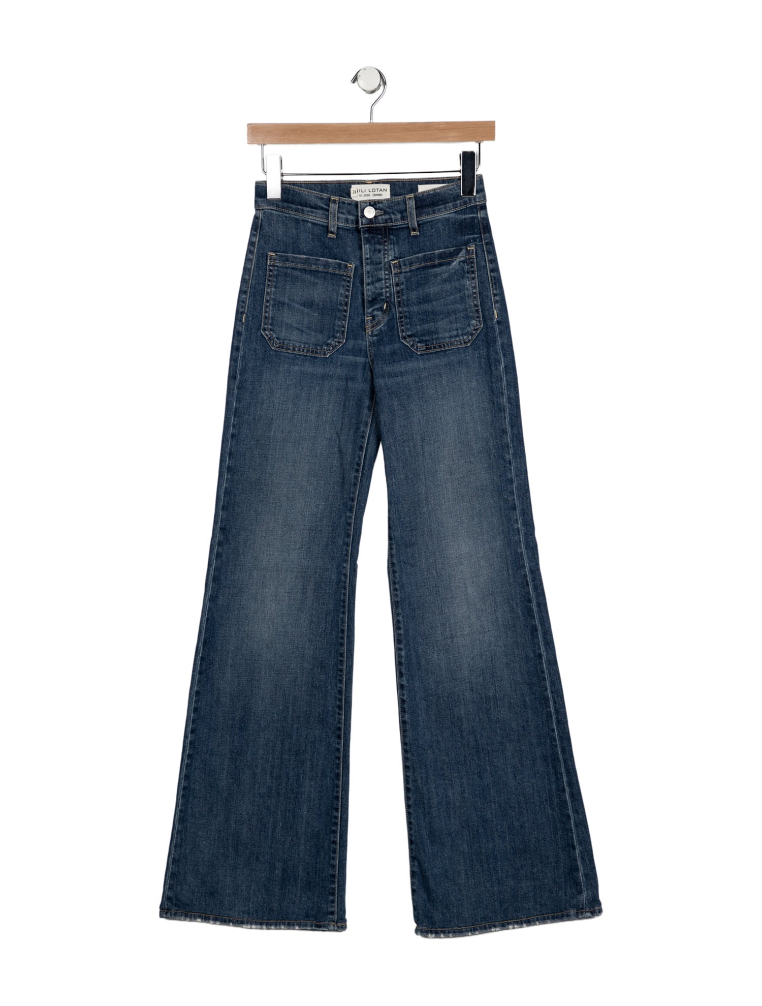 Nili Lotan High-Rise Wide Leg Jeans