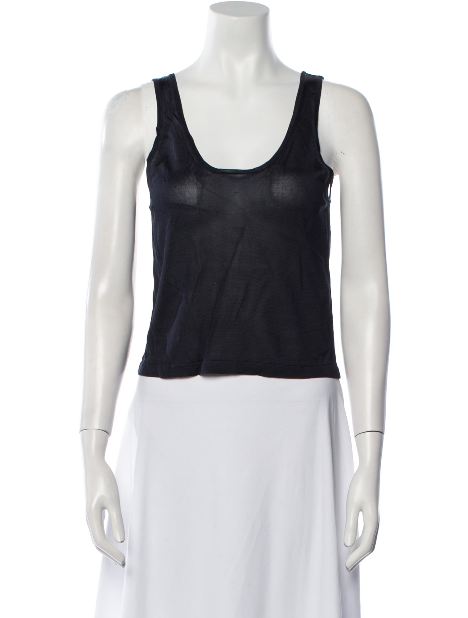 Nili Lotan Silk Scoop Neck Top w/ Tags