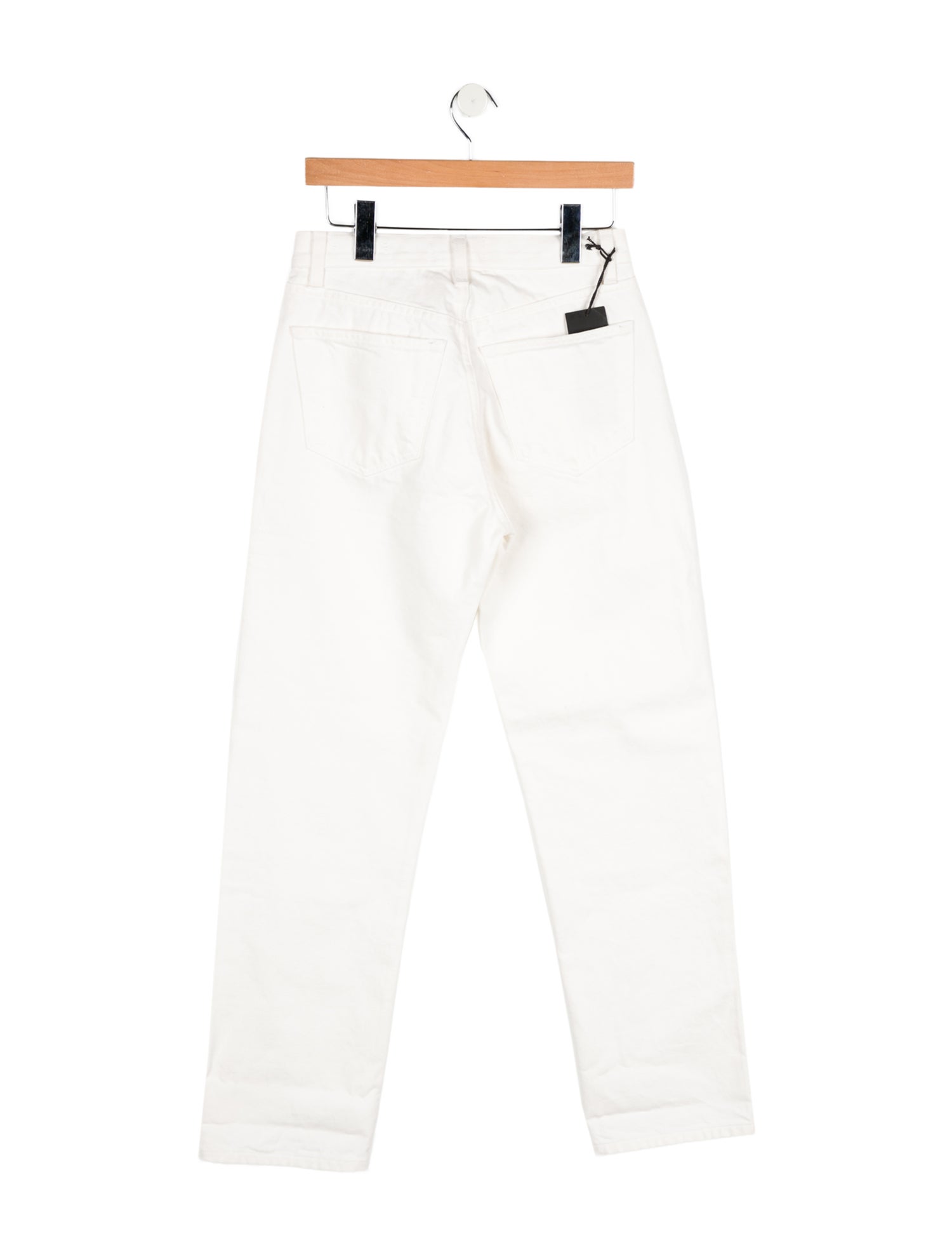 Nili Lotan Mid-Rise Straight Leg Jeans