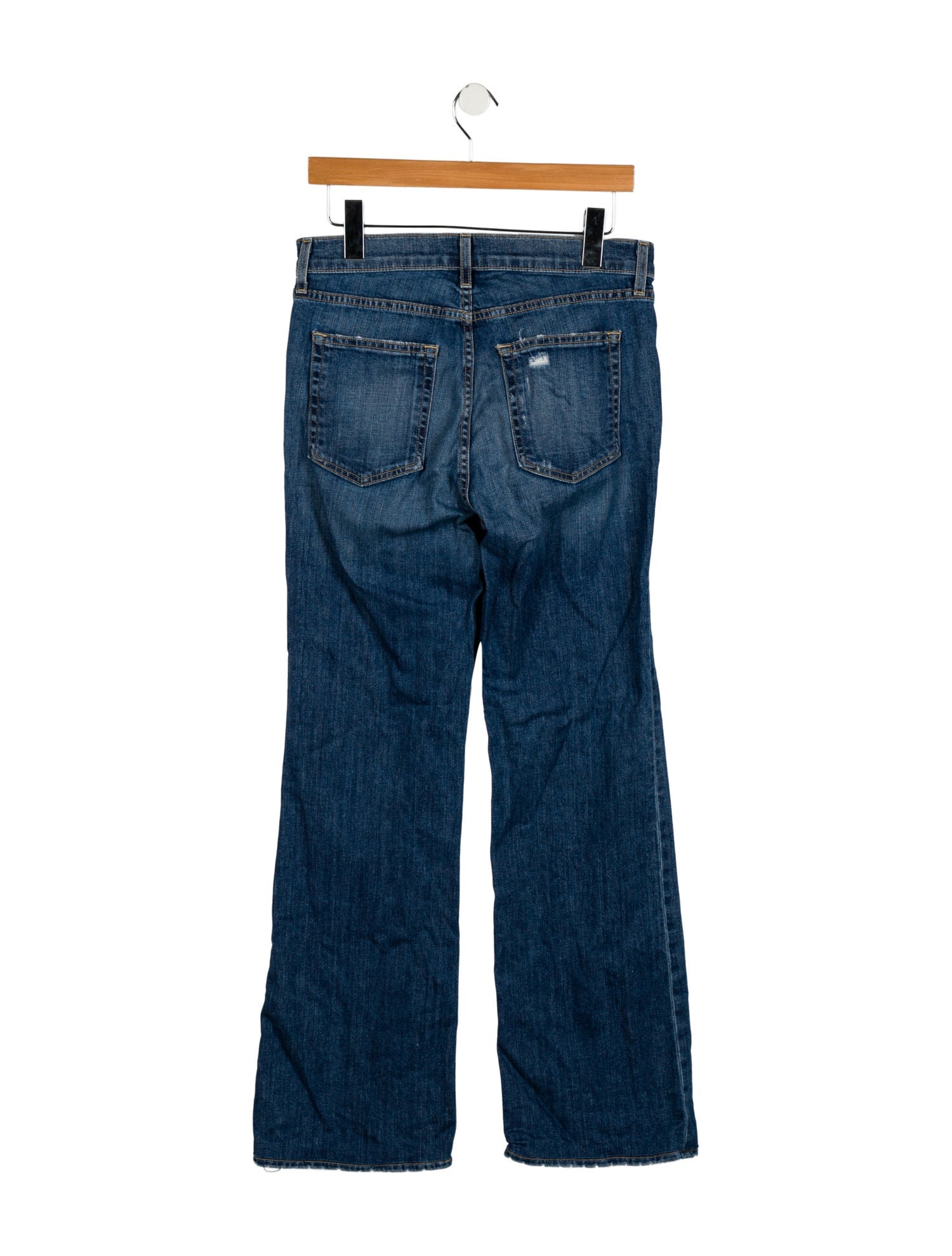 Nili Lotan Mid-Rise Wide Leg Jeans