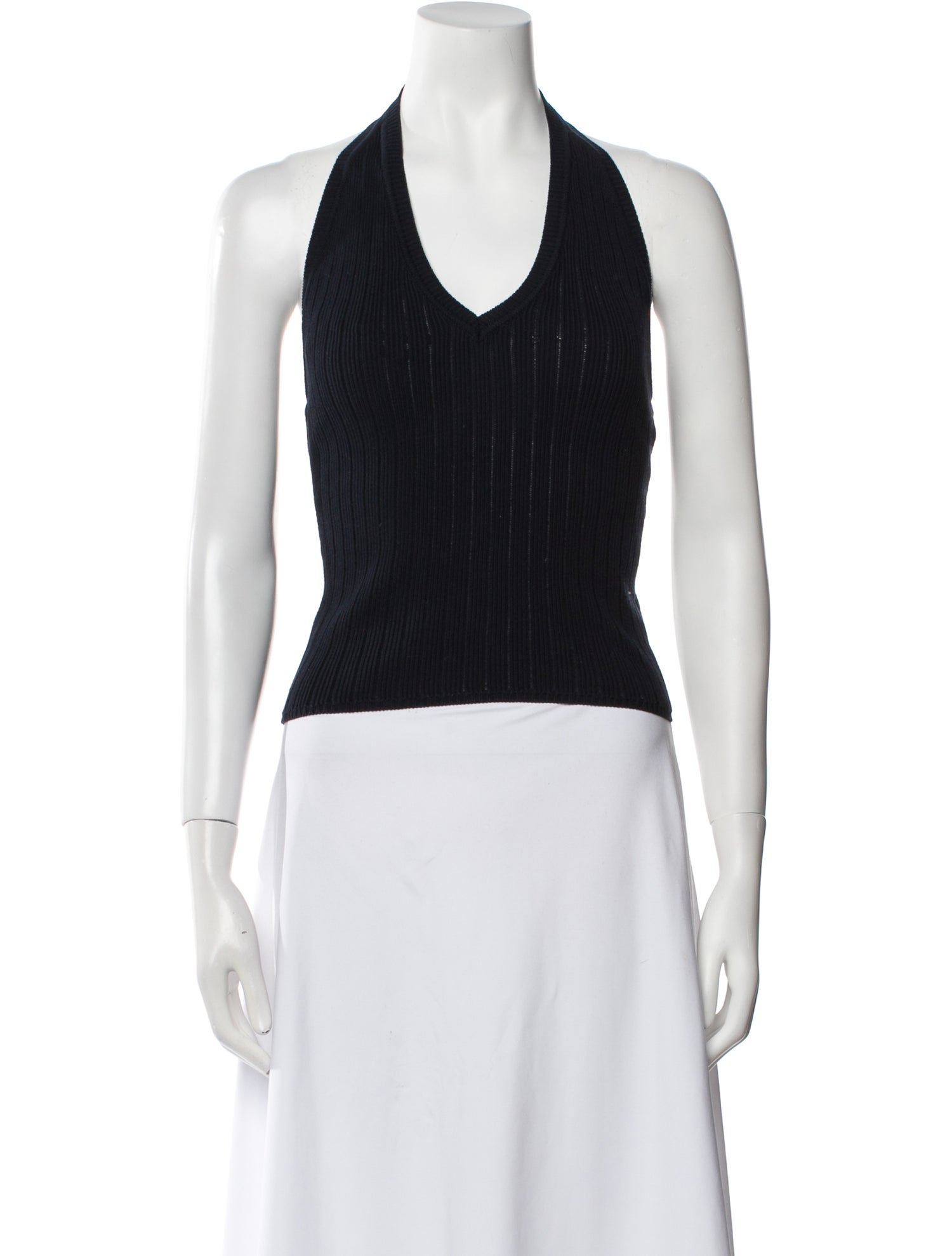 Nili Lotan Halterneck Sleeveless Crop Top w/ Tags