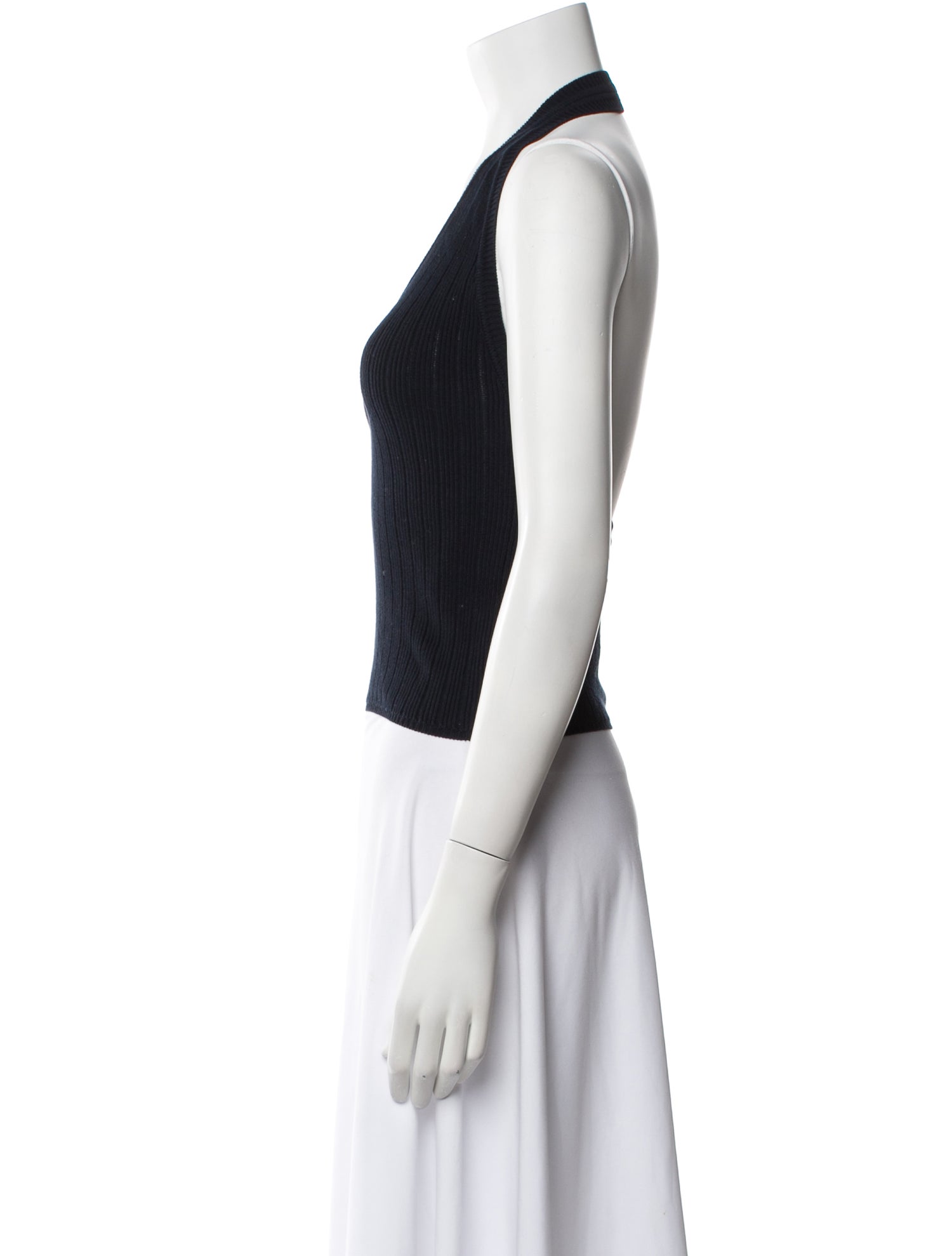 Nili Lotan Halterneck Sleeveless Crop Top w/ Tags