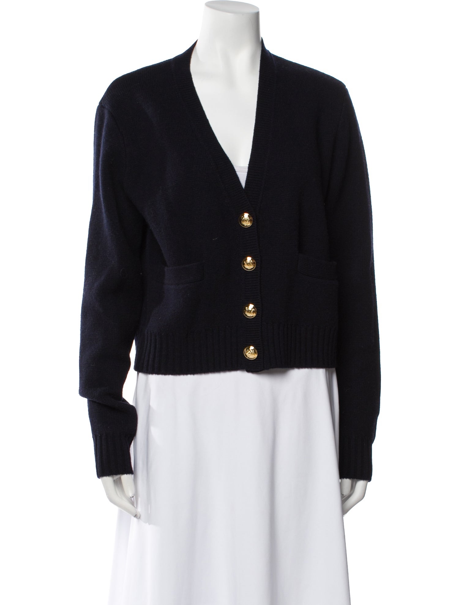 Nili Lotan Virgin Wool V-Neck Sweater