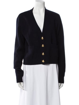 Nili Lotan Virgin Wool V-Neck Sweater