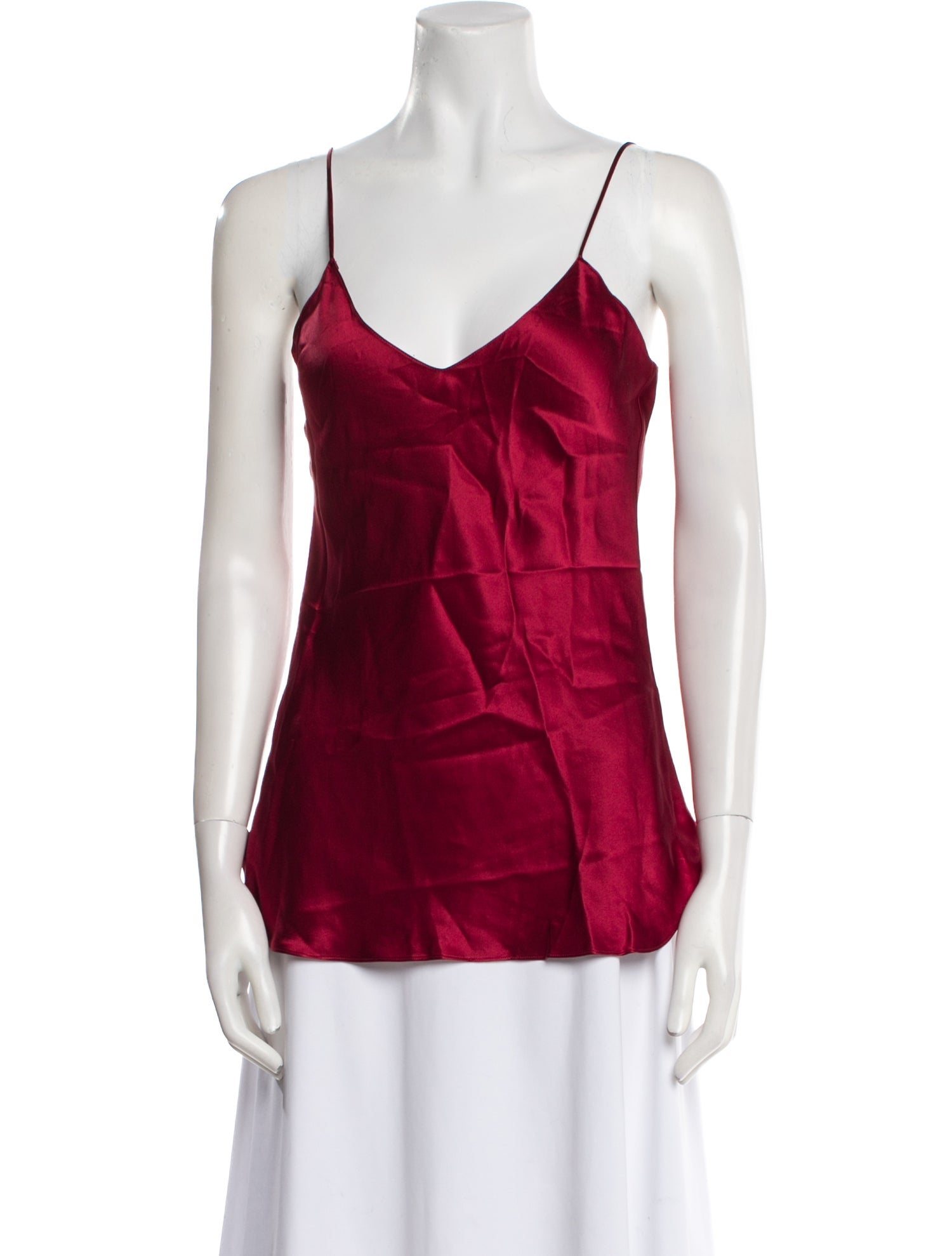 Nili Lotan Silk V-Neck Top w/ Tags