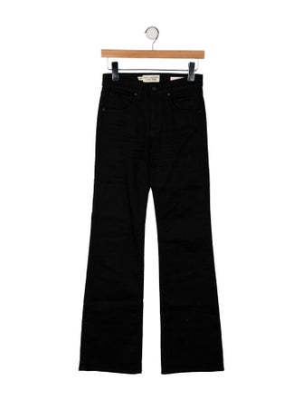 Nili Lotan Mid-Rise Wide Leg Jeans