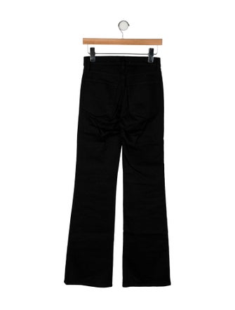 Nili Lotan Mid-Rise Wide Leg Jeans