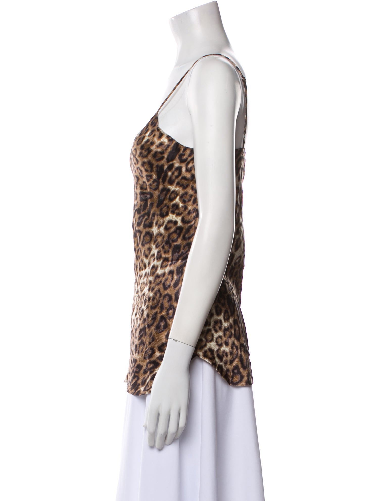 Nili Lotan Silk Animal Print Top w/ Tags