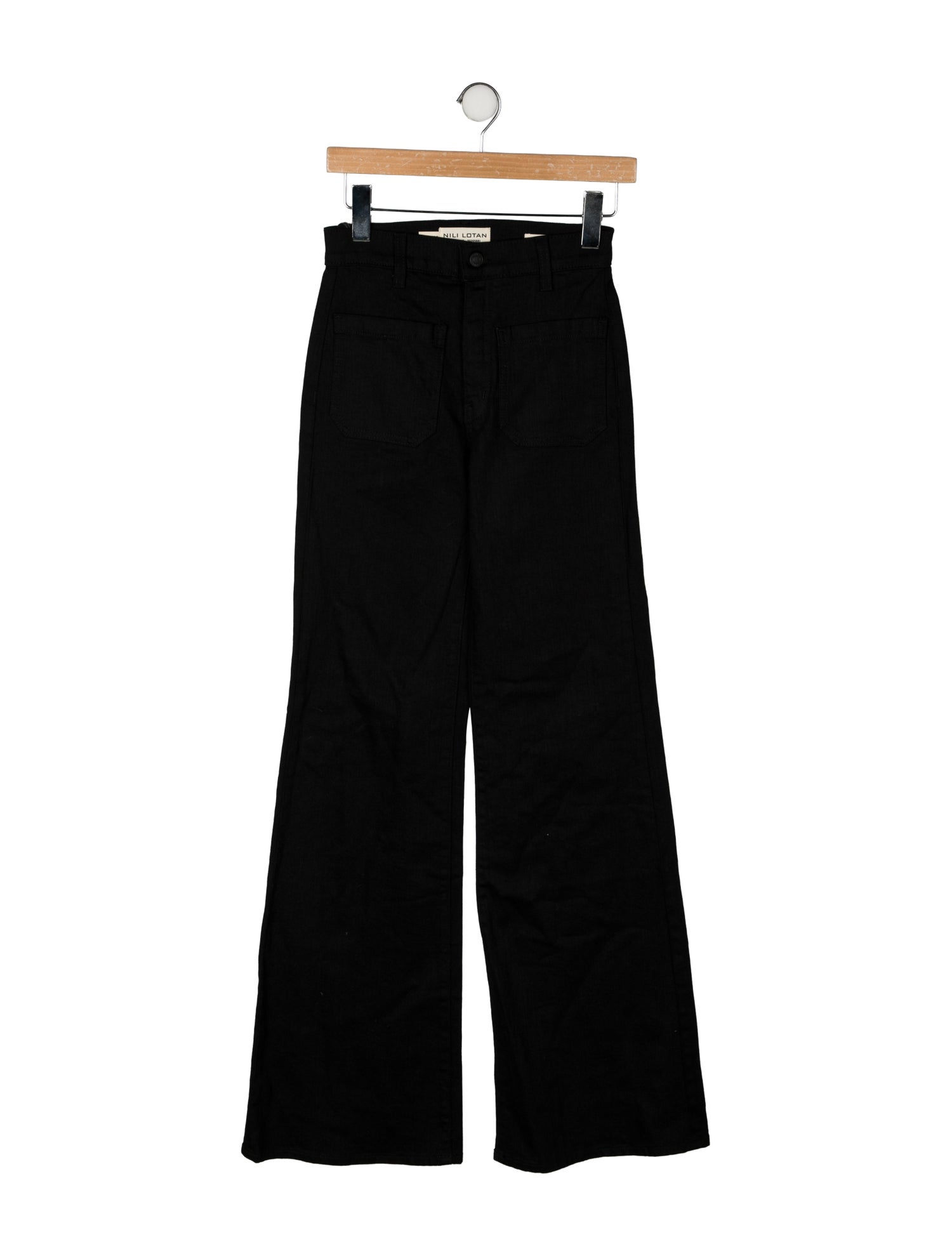 Nili Lotan Mid-Rise Wide Leg Jeans w/ Tags