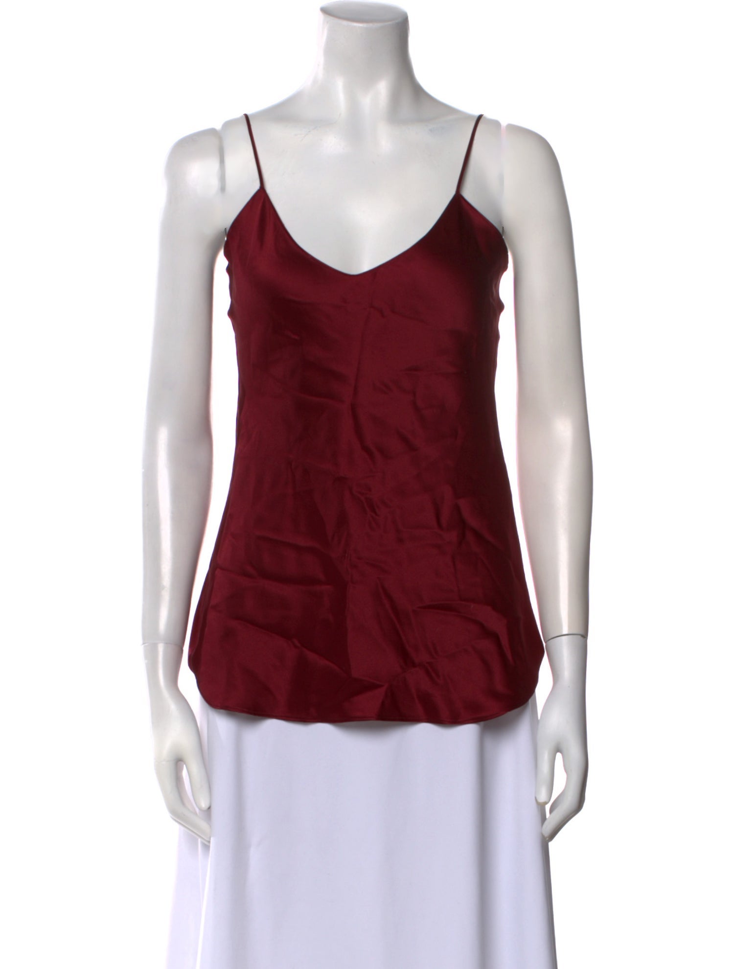 Nili Lotan Silk V-Neck Top w/ Tags