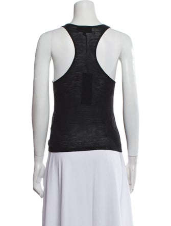 Nili Lotan Silk Scoop Neck Top