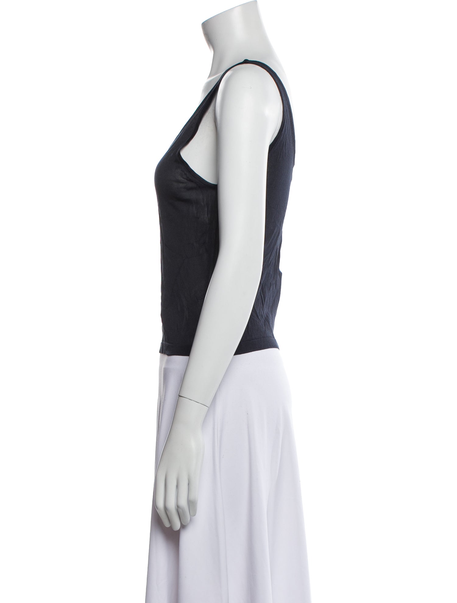 Nili Lotan Silk Scoop Neck Top w/ Tags