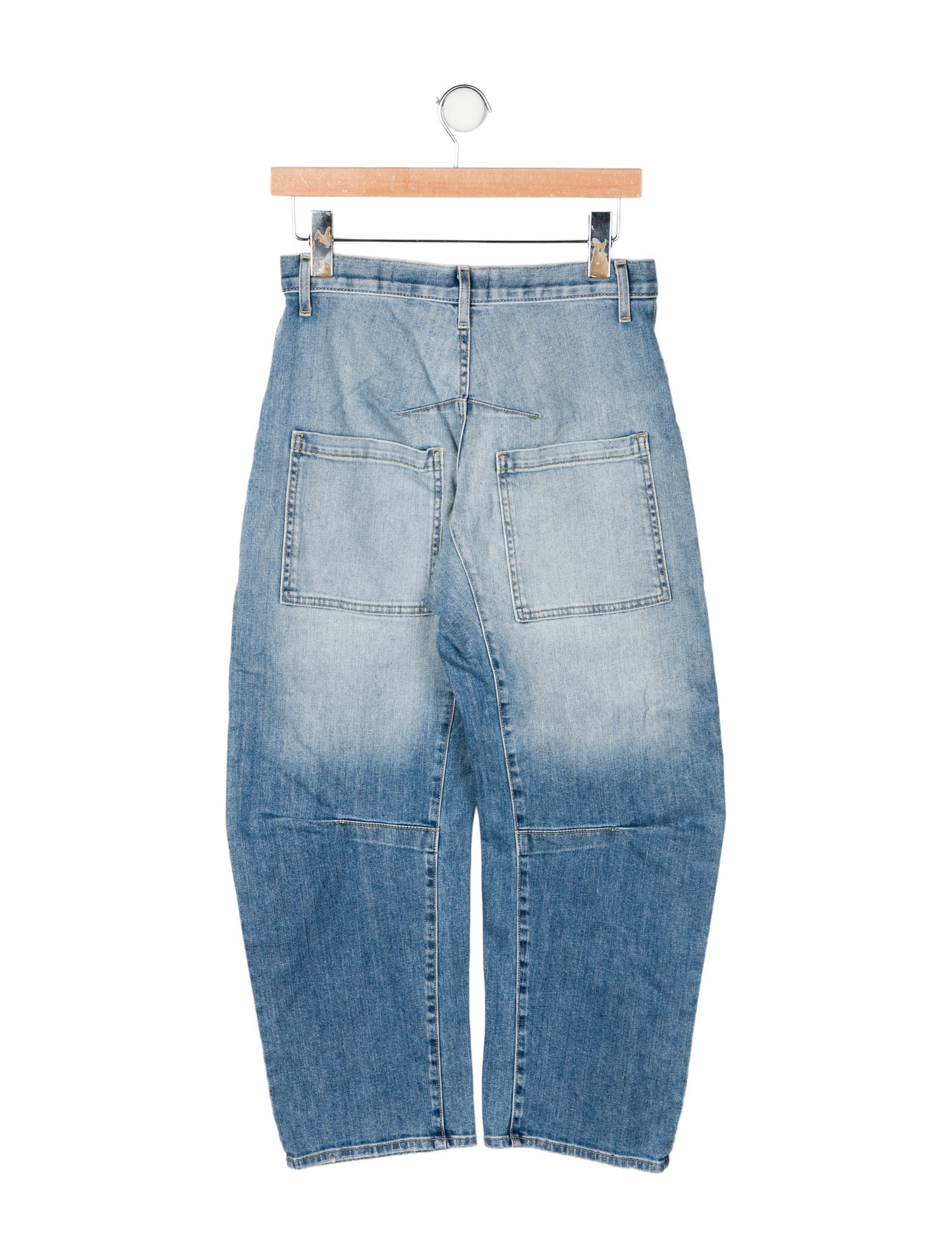 Nili Lotan Mid-Rise Straight Leg Jeans