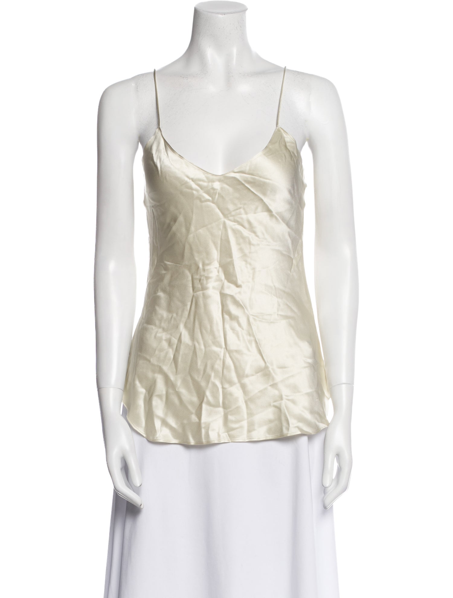 Nili Lotan Silk V-Neck Top