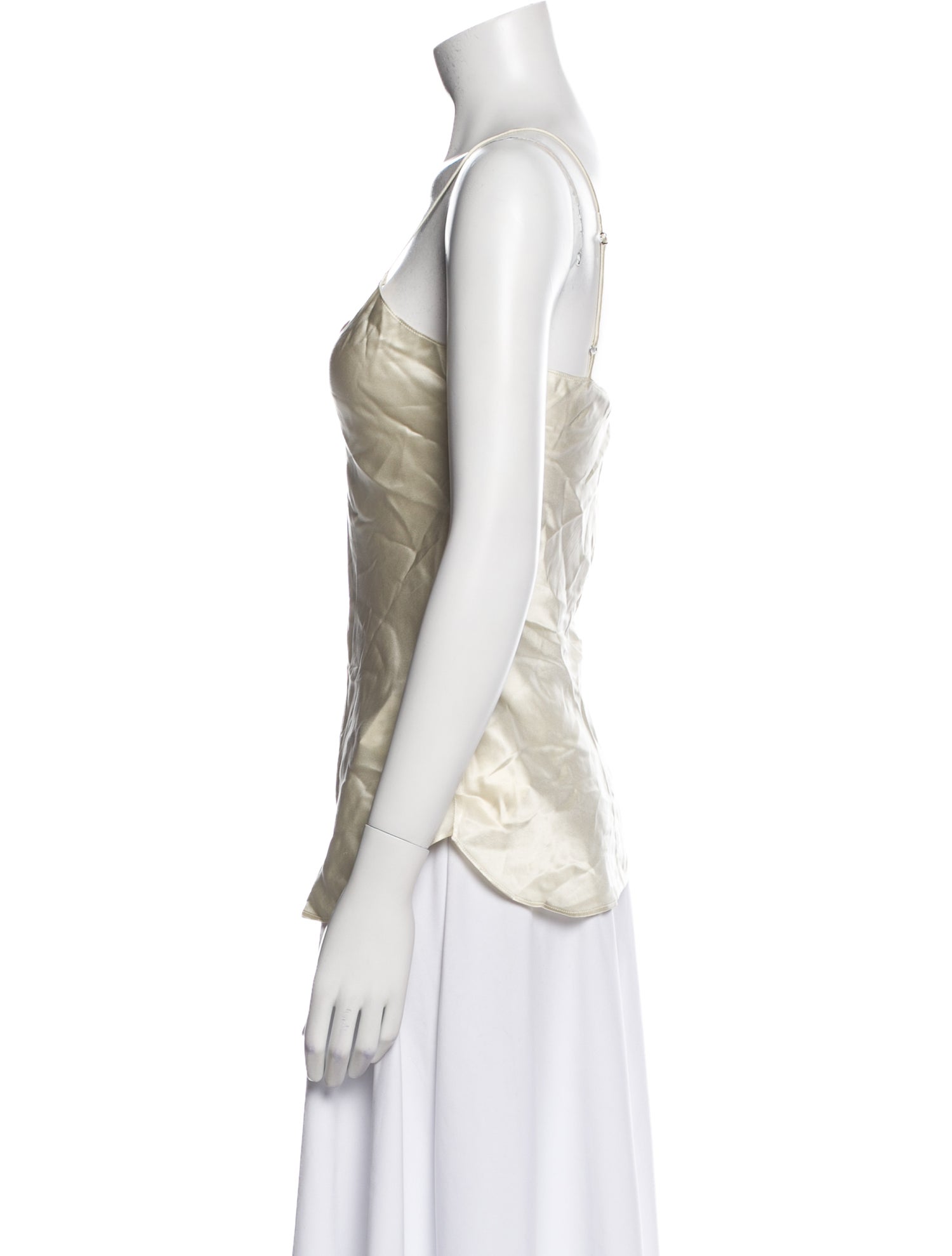 Nili Lotan Silk V-Neck Top