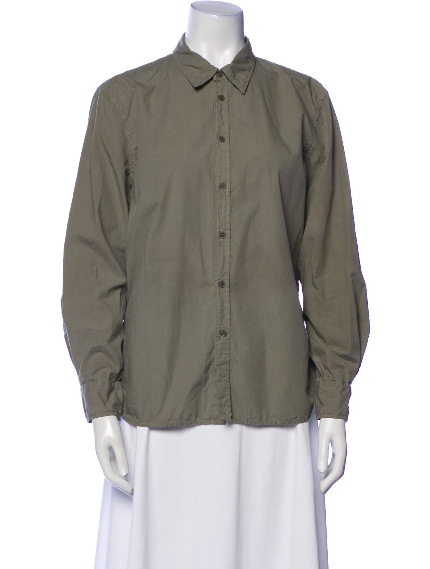 Nili Lotan Long Sleeve Button-Up Top