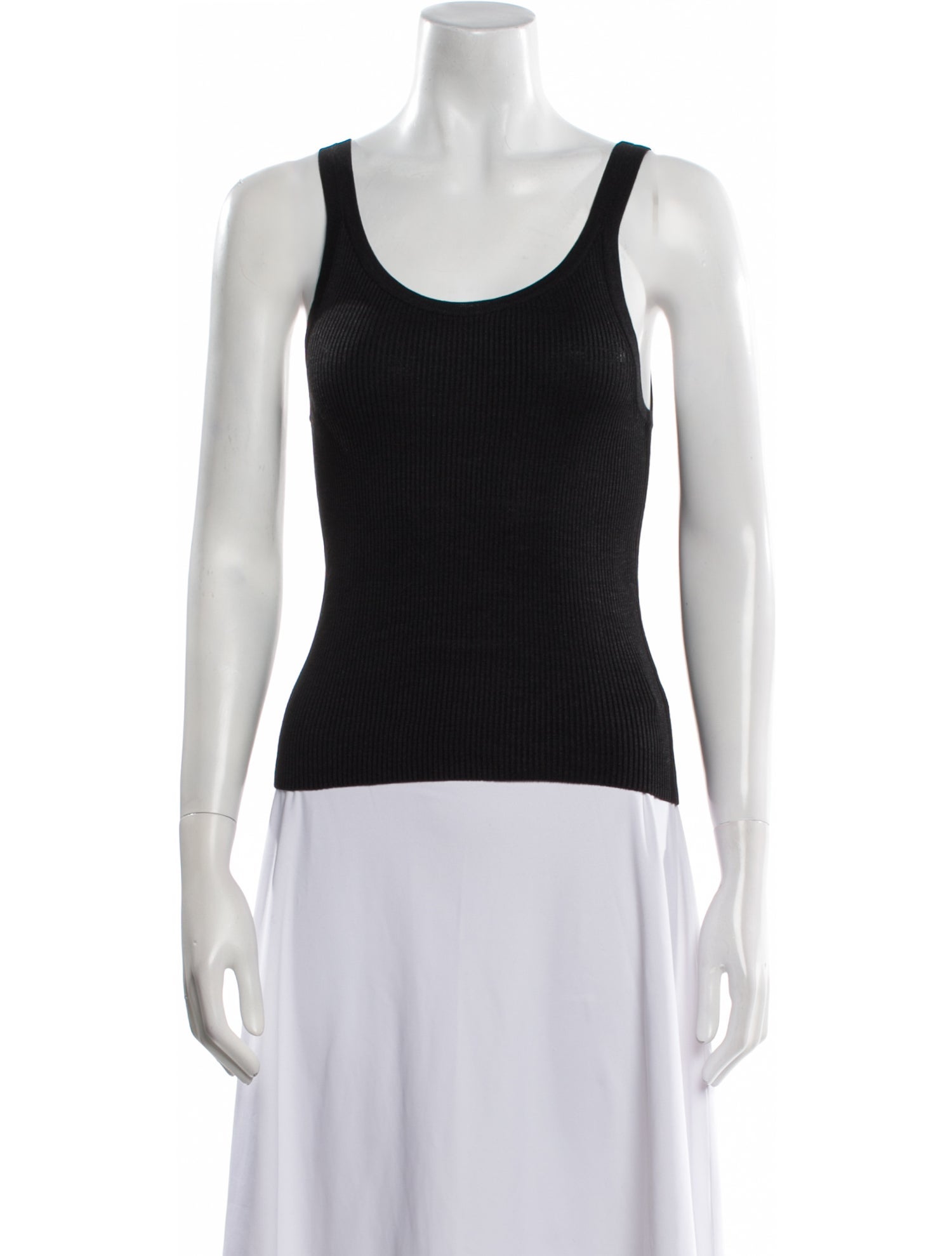 Nili Lotan Silk Scoop Neck Top w/ Tags