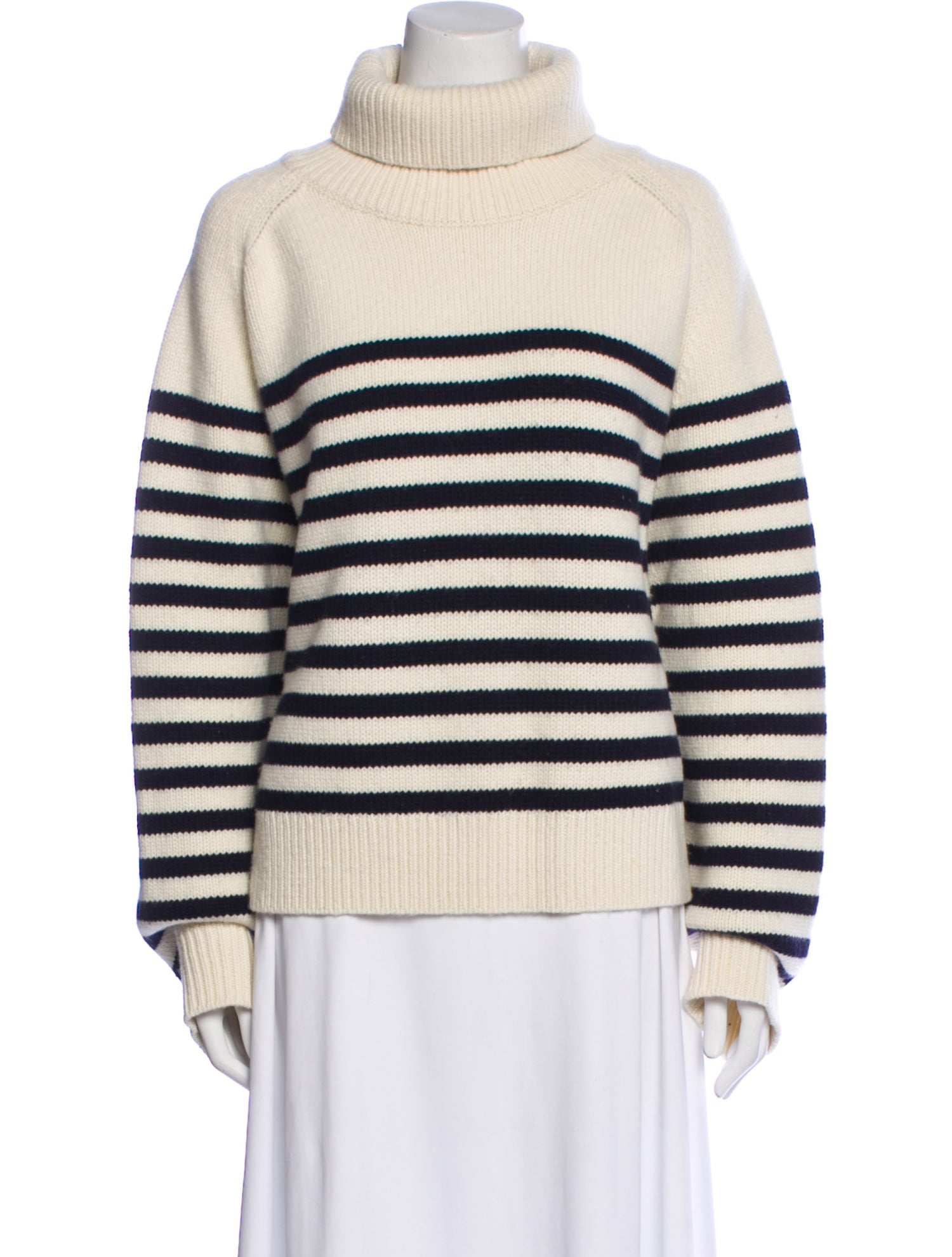 Nili Lotan Wool Striped Sweater