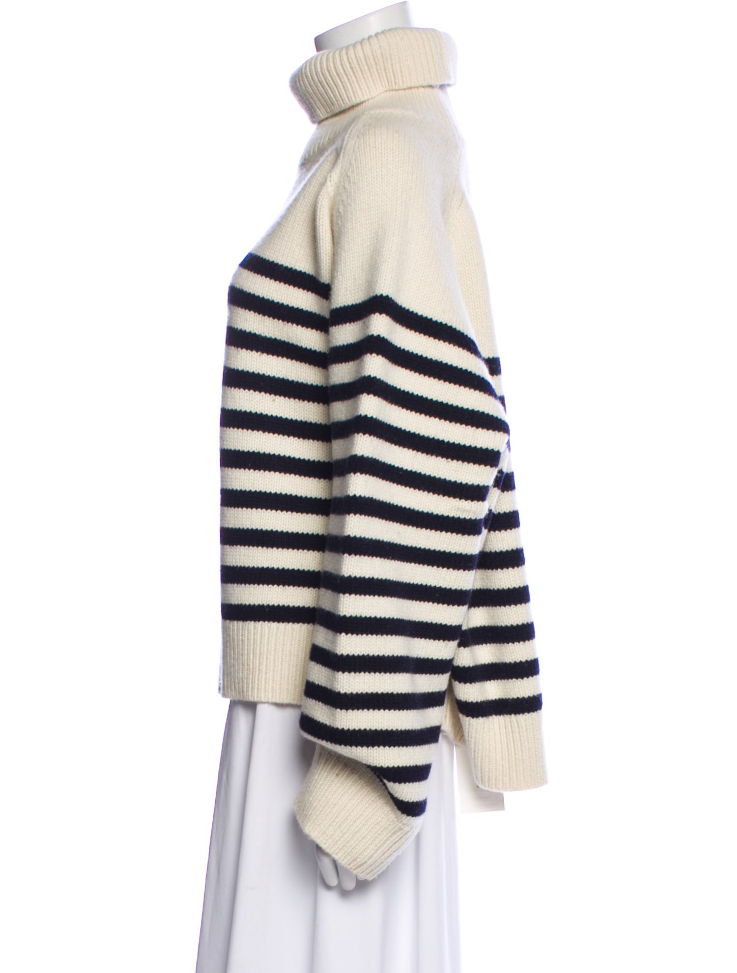 Nili Lotan Wool Striped Sweater