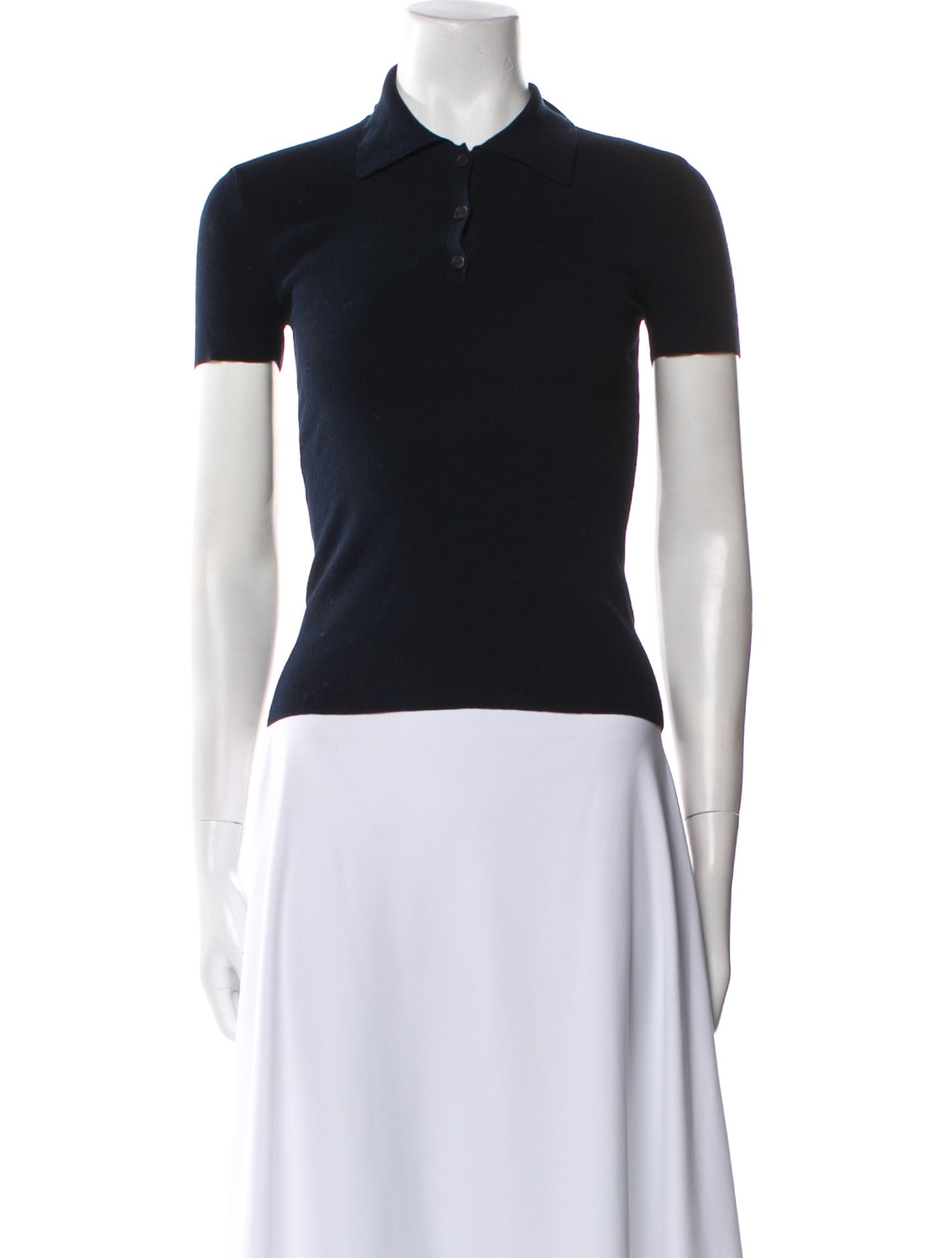 Nili Lotan Short Sleeve Polo